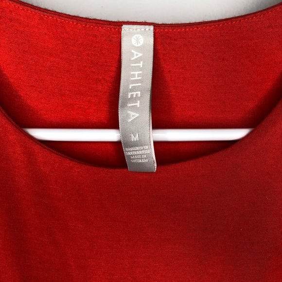 Athleta Santorini High Neck Orange Dress - Picture 3 of 5